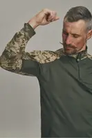Тактична сорочка Ubacs UA (Лакоста піке хакі) з довгими рукавами ріп-стоп PL піксель