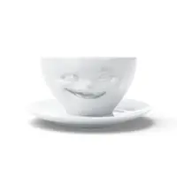 Чашка с блюдцем для кофе Tassen "Подмигивающий", (200 мл), фарфор