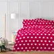 Постельное белье Lotus Home Perfect Ranforce - Love красный полуторный