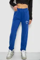 Спортивные штаны женские, цвет электрик, 238R324