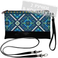 Клатч через плечо 25x15 см (KL_GL_15UKR041_BL)
