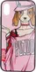 Чехол-накладка PUZOO Glass Printing with TPU Yuppie iPhone X Annie Pink