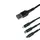 Кабель USB Remax Speed Lightning micro Type-C RC-186th-black 1.2 м черный