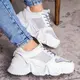Женские кроссовки Fashion Carrissa 1643 37 размер 23,5 см Белый