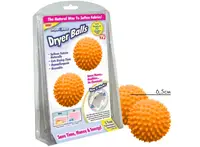 Шарики для стирки белья Dryer balls оранжевые