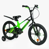 Велосипед 18" дюймов 2-х колесный Corso Elite, магниевая рама, литые диски, дисковые тормоза, собран на 75%. Green (154136)