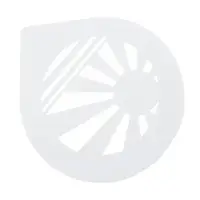Трафарет пластиковый для торта Empire Пляж EM-8743 255 мм