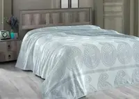 Махрове простирадло Arya Misley AR-TR1001606-mint 200x220 см м'ятне