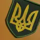 Набор шевронов 2 шт с липучкой Герб и флаг Украины хаки вышитий патч нашивка
