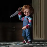 NECA Кукла Чаки. Фигурка из фильма Чаки. Игрушка Chucky. Чаки с сменными аксессуарами 10 см