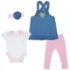Костюм детский для девочки GABBI KS-19-14-4 Тропики Синий на рост 68 (11724)
