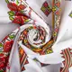Ткань бязь ранфорс для постельного белья, хлопок, 130 гр/м2, 240 см 23R-14526 вишивка украинская