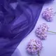 Ткань фатин евро 300 см 15 гр/м2 легкая декоративная для платьев, костюмов, декора  V-H124 т/фиолет