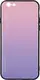 Чехол-накладка TOTO Gradient Glass Case Apple iPhone 6/6S Pink