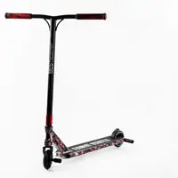 Самокат трюковый Best Scooter HIC-система, пеги, алюминиевый диск и дека, принт. Skull biker (105678)