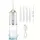 Іригатор для чищення зубів та порожнини рота Oral Irrigator з акумулятором та змінними насадками. Колір: білий