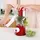 Овощерезка мультислайсер Tabletop Drum Grater Kitchen Master Терка для овощей и фруктов 3 насадки. Цвет: красный