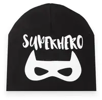 Шапка детская для мальчика GABBI Superhero Черный размер  54-56 (70022)