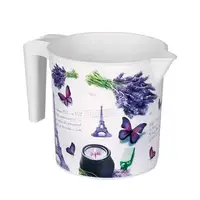 Кружка с носиком и деколью Лаванда Elif plastik 337-8LF