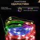 Гирлянда роса 20 метров USB на 200 led светодиодов капля зеленый провод мультиколор USB200L20MGML