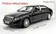 Модель автомобиля Mercedes Benz S600 уменьшена 1:32 с светящимися фарами и звуковыми эффектами мотора