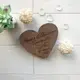 Деревянная коробочка для обручальных колец с гравировкой