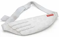 Нагрудная сумка-слинг Sprayground Wings белая | мужская сумка через плечо | кроссбоди-бананка