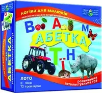 Настольная игра лото "АБЕТКА" 83002 изучаем украинский алфавит
