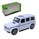 Машинка металлическая "Mercedes G-класс" из серии "Автопром", дверь, инерция (белая)