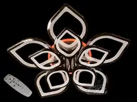 Люстра потолочная 8073/5+5BHR LED 3color dimmer 225W DH