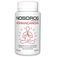 Натуральная добавка Nosorog Ashwagandha, 60 капсул
