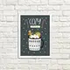 Постер в рамке Cozy mood 15x21 см, A5 (WMT5_20NG003)