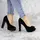 Туфли женские на каблуке Fashion Avi 2172 37 размер 24 см Черный