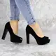 Туфли женские на каблуке Fashion Avi 2172 37 размер 24 см Черный