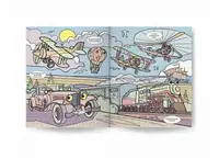 Книга "Водяна розмальовка Віммельбух: Їдемо, пливемо, летимо" (укр)