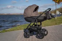 Дитяча коляска 2 в 1 Angelina Discovery Evolution світло-шоколадний DE-18
