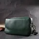 Универсальная сумка для женщин с двумя ремнями из натуральной кожи Vintage 22277 Зеленый
