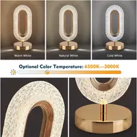 Настільна лампа Нічник із Кристалими Creatice Table Lamp 14 Акумуляторний від USB