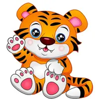 Картина по номерам Strateg ПРЕМИУМ Тигрица с лаком и с уровнем размером 30х30 см (ES196)