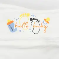 Пелюшка-кокон на блискавці молочний Hello Baby 0-3м