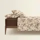 Семейное постельное белье с простыней на резинке FLORAL MOOD CS1