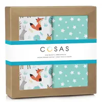 Многоразовые пеленки детские WOOD ANIMALS CS1 2шт