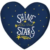 Подушка сердце 3D Shine like the stars 40х40х7,5 см 3DPS_WOL029