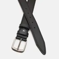 Чоловічий шкіряний ремінь Borsa Leather V1115FX02-black