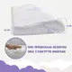 Подушка детская с наволочкой ортопедическая 47х30/8/5 см PAPAELLA MEMORY FOAM с эффектом памяти