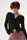 Приталенный лонг на молнии – черный цвет, L (есть размеры)
