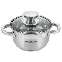 Каструля зі скляною кришкою Ofenbach KM-100511 1.7 л 16 см