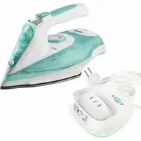 Утюг беспроводной Silver Сrest SDBK-2400-F5-turquoise 2400 Вт бирюзовый