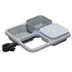 Подставка для коробок 480х370mm с креплением к платформам 25.30.36mm + 2 коробки 17х17х9cm TH080