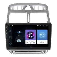 Штатная магнитола Lesko для авто Peugeot 307 2001-2008г. 9" 1/16GB Wi-Fi Optima GPS Android Can модуль пежо